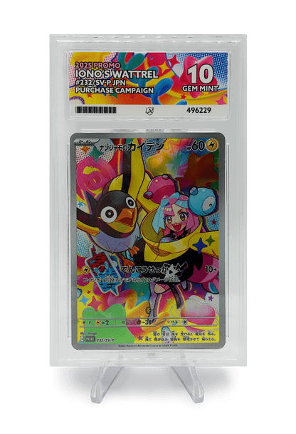 BuyGradedCards IONO’S WATTREL PROMO 232/SV-P ACE GEM MINT 10 - Battle Partners Purchase Campaign 2025