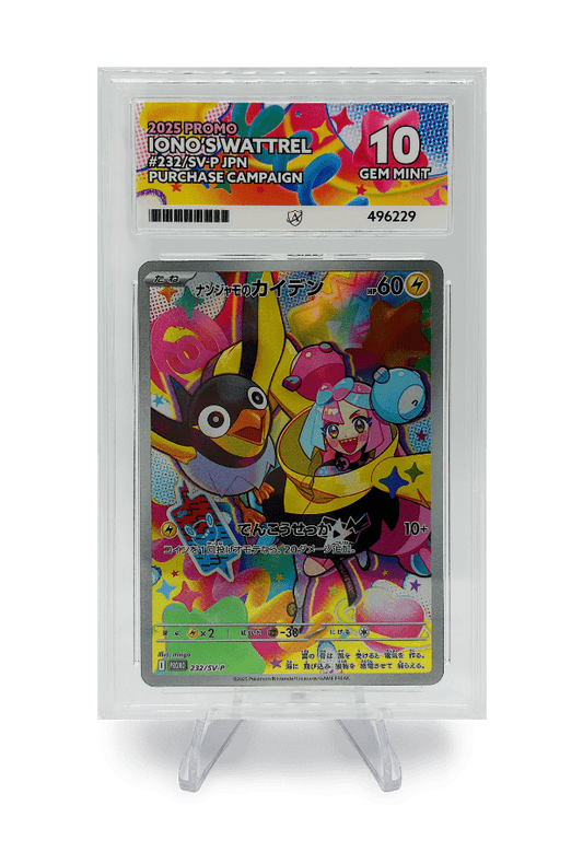 BuyGradedCards IONO’S WATTREL PROMO 232/SV-P ACE GEM MINT 10 - Battle Partners Purchase Campaign 2025