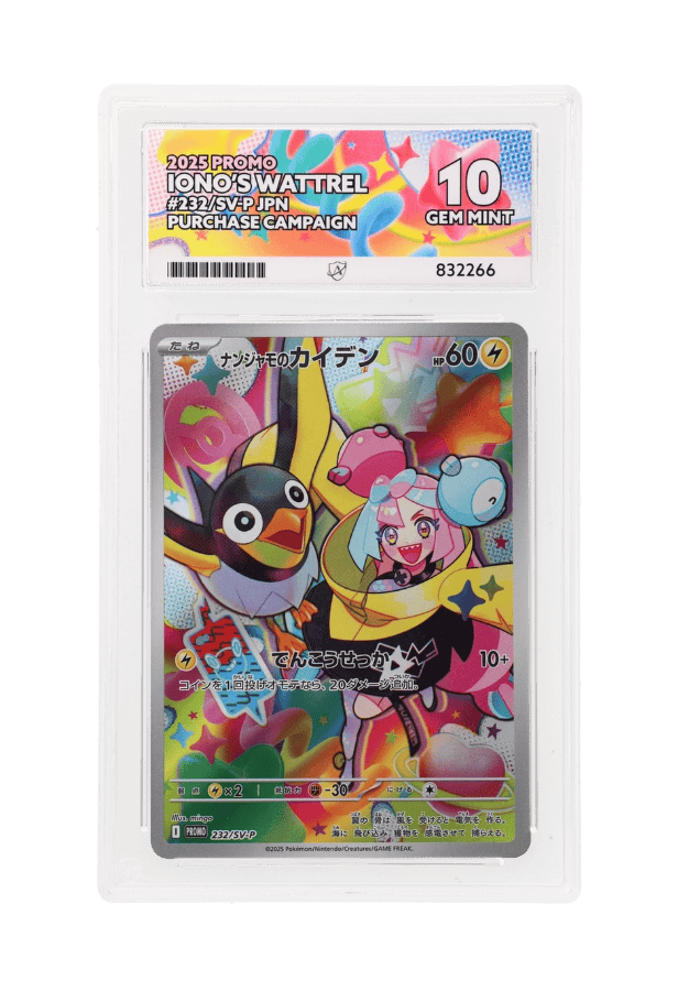 BuyGradedCards IONO’S WATTREL PROMO 232/SV-P ACE GEM MINT 10 - Battle Partners Purchase Campaign 2025