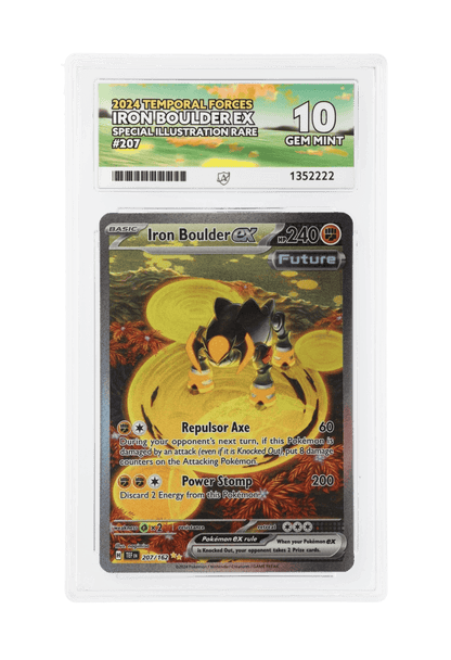 BuyGradedCards IRON BOULDER EX SIR 207/162 ACE GEM MINT 10 - Temporal Forces 2024