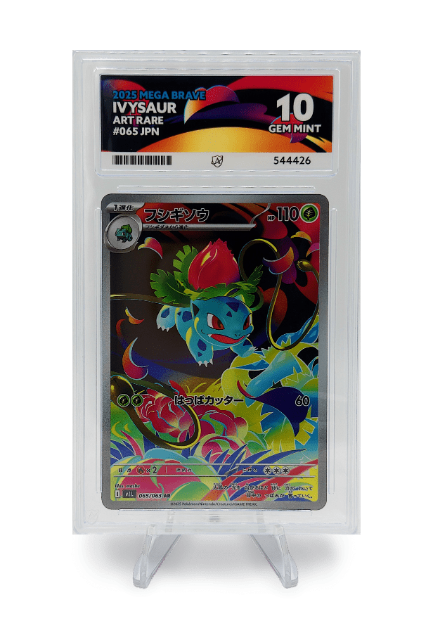 BuyGradedCards IVYSAUR AR 065/063 ACE GEM MINT 10 - Mega Brave 2025