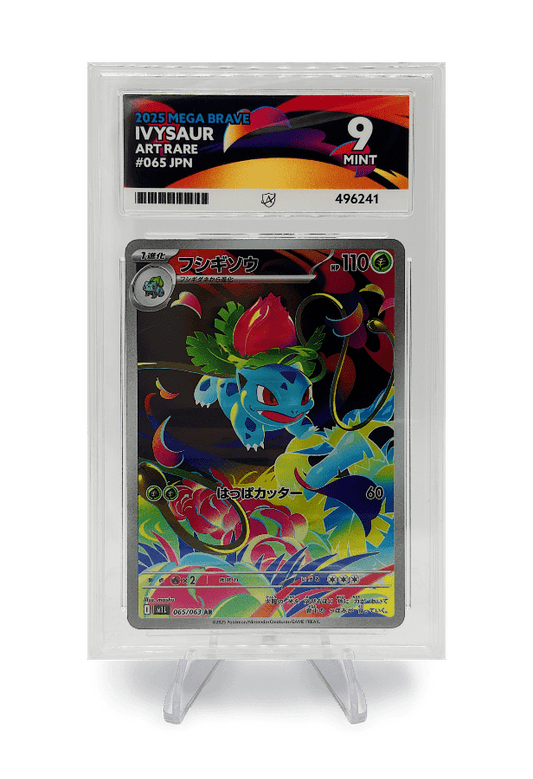 BuyGradedCards IVYSAUR AR 065/063 ACE MINT 9 - Mega Brave 2025