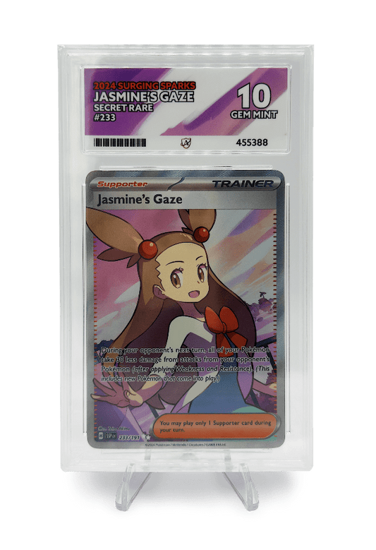 BuyGradedCards JASMINE’S GAZE SR 233/191 ACE GEM MINT 10 - Surging Sparks 2024