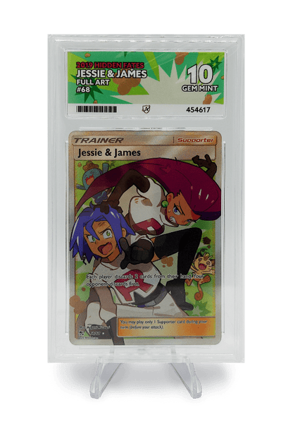 jessie pokemon cards JESSIE & JAMES FA 68/68 ACE GEM MINT 10