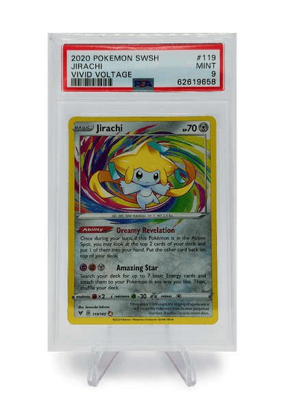 BuyGradedCards JIRACHI 119/185 PSA MINT 9 - Vivid Voltage 2020