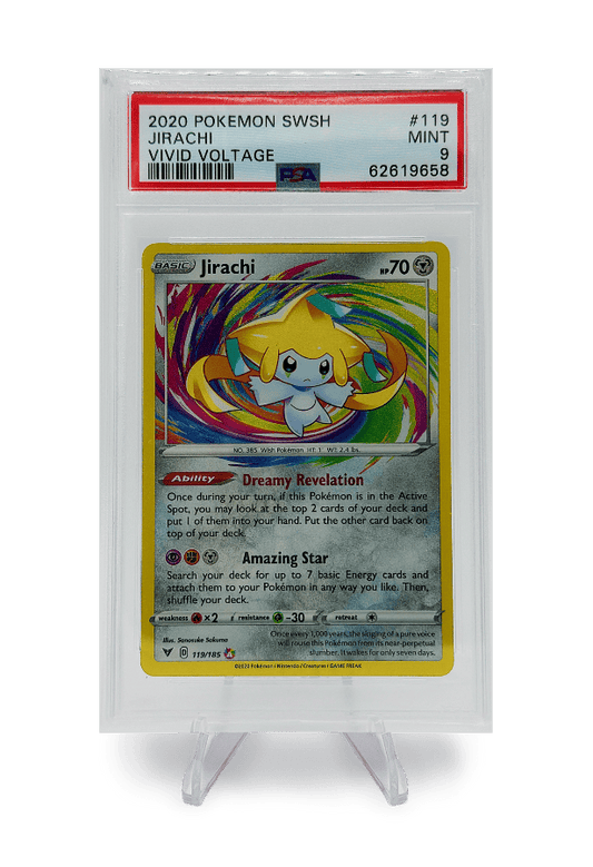 BuyGradedCards JIRACHI 119/185 PSA MINT 9 - Vivid Voltage 2020