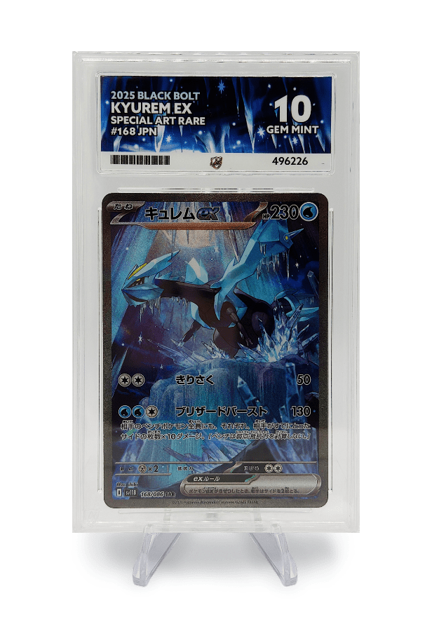 BuyGradedCards KYUREM EX SAR 168/086 ACE GEM MINT 10 - Black Bolt (JPN) 2025