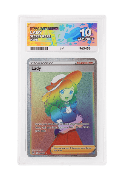 BuyGradedCards LADY SR 208/196 ACE GEM MINT 10 - Lost Origin 2022