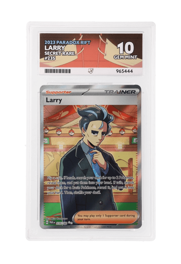 BuyGradedCards LARRY SR 235/182 ACE GEM MINT 10 - Paradox Rift 2023