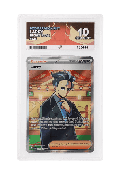 BuyGradedCards LARRY SR 235/182 ACE GEM MINT 10 - Paradox Rift 2023