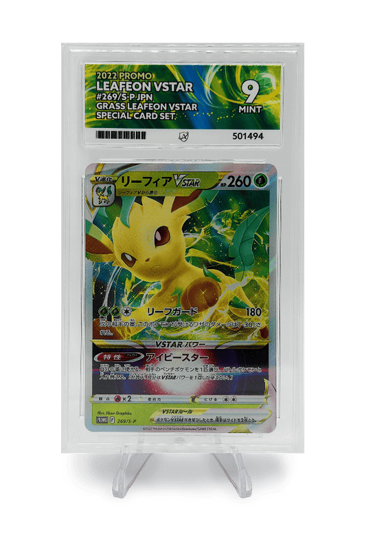 BuyGradedCards LEAFEON VSTAR PROMO 269/S-P ACE MINT 9 - VSTAR Special Card Set 2022