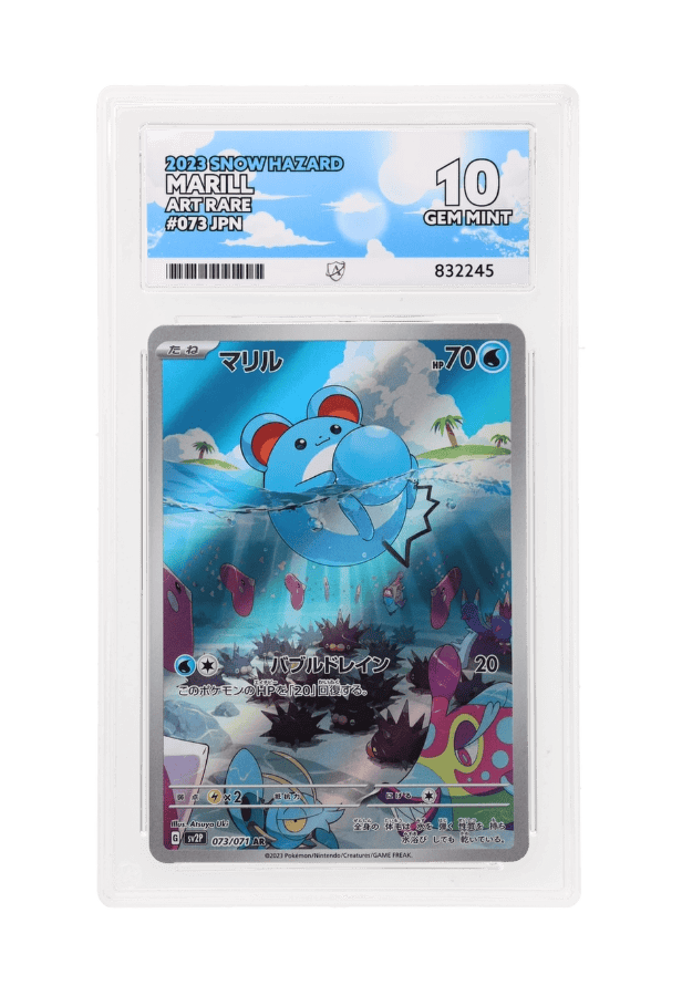 BuyGradedCards MARILL AR 073/071 ACE GEM MINT 10 - Snow Hazard 2023