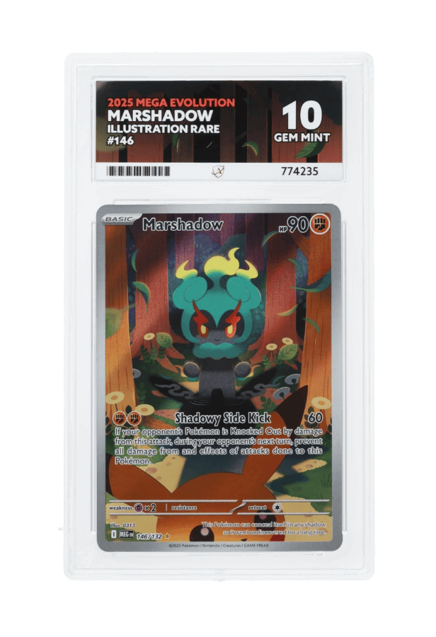 BuyGradedCards MARSHADOW IR 146/132 ACE GEM MINT 10 - Mega Evolution 2025