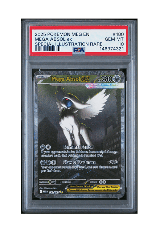 BuyGradedCards MEGA ABSOL EX SIR 180/132 PSA GEM MINT 10 - Mega Evolution 2025
