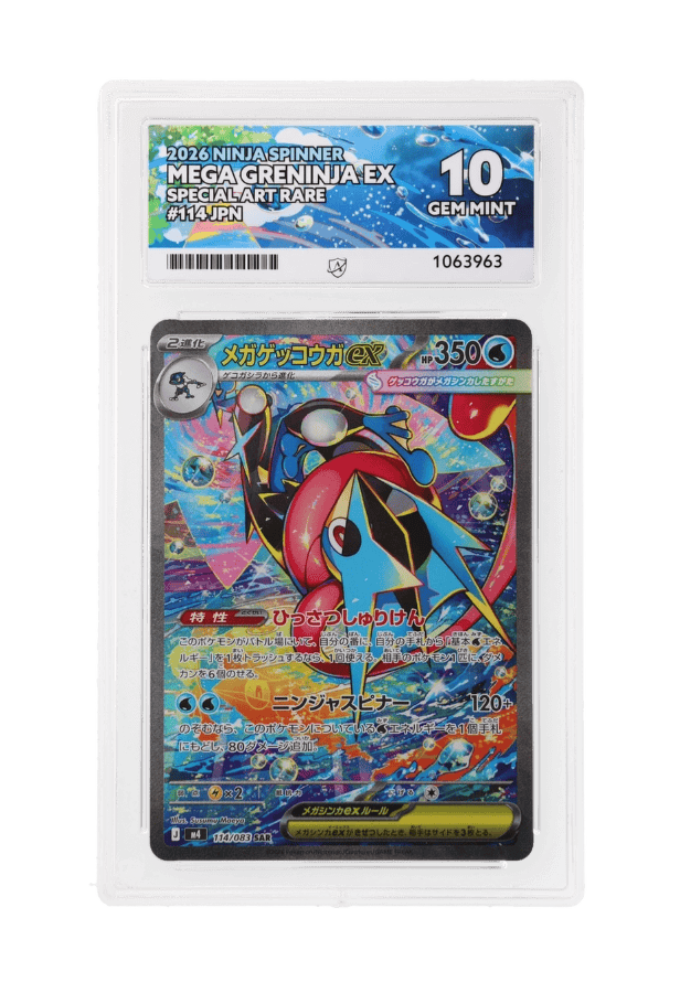 BuyGradedCards MEGA GRENINJA EX SAR 114/083 ACE GEM MINT 10 - Ninja Spinner 2026