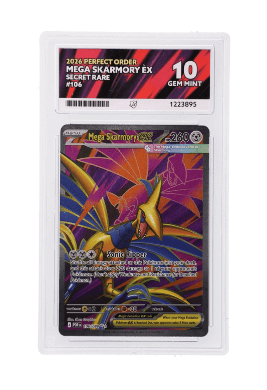 BuyGradedCards MEGA SKARMORY EX SR 106/088 ACE GEM MINT 10 - Perfect Order 2026