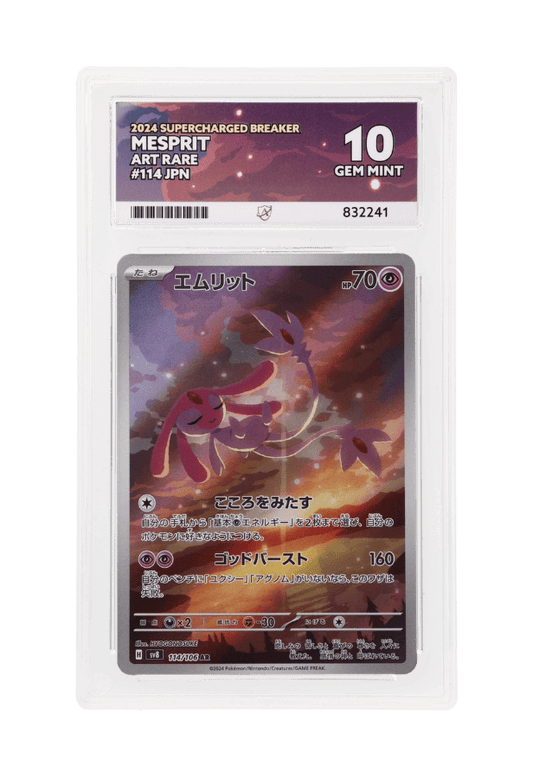 BuyGradedCards MESPRIT AR 114/106 ACE GEM MINT 10 - Supercharged Breaker 2024