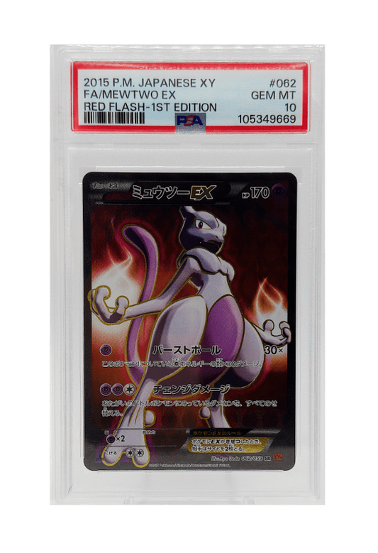 BuyGradedCards MEWTWO EX 062/059 (1ST EDITION) PSA GEM MINT 10 - Red Flash 2015