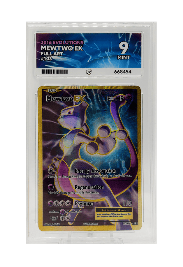 BuyGradedCards MEWTWO EX FA 103/108 ACE MINT 9 - Evolutions 2016