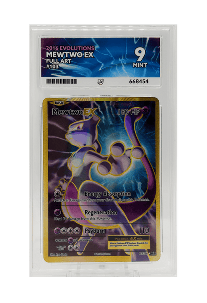 BuyGradedCards MEWTWO EX FA 103/108 ACE MINT 9 - Evolutions 2016