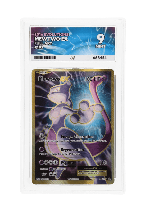 BuyGradedCards MEWTWO EX FA 103/108 ACE MINT 9 - Evolutions 2016