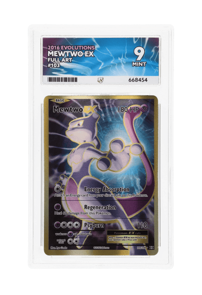 BuyGradedCards MEWTWO EX FA 103/108 ACE MINT 9 - Evolutions 2016