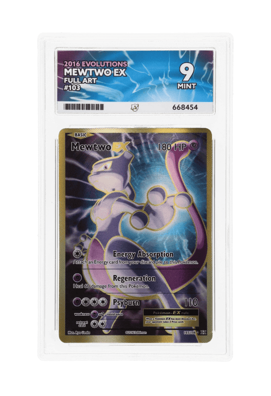 BuyGradedCards MEWTWO EX FA 103/108 ACE MINT 9 - Evolutions 2016