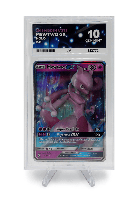 BuyGradedCards MEWTWO GX 31/68 ACE GEM MINT 10 - Hidden Fates 2019