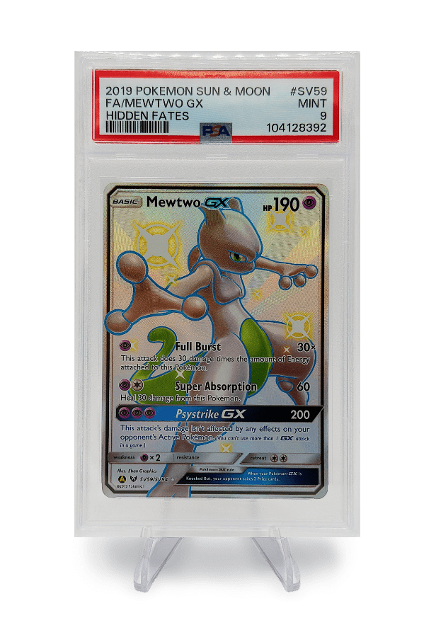 BuyGradedCards MEWTWO GX FA SV59/SV94 PSA MINT 9 - Hidden Fates 2019