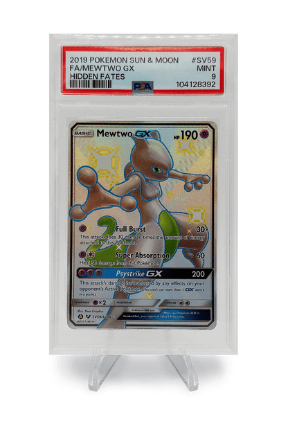 BuyGradedCards MEWTWO GX FA SV59/SV94 PSA MINT 9 - Hidden Fates 2019