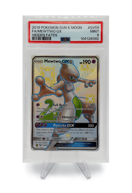 BuyGradedCards MEWTWO GX FA SV59/SV94 PSA MINT 9 - Hidden Fates 2019