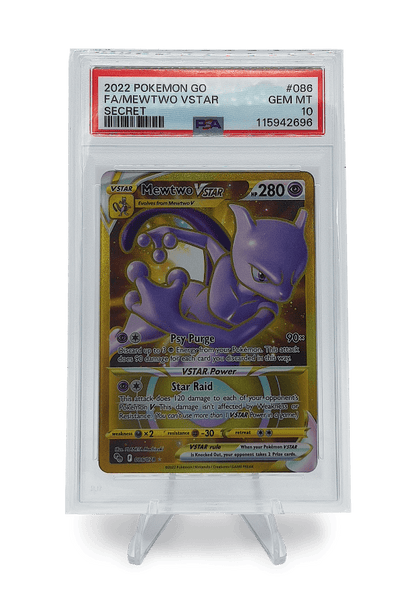 BuyGradedCards MEWTWO VSTAR SR 086/078 PSA GEM MINT 10 - Pokemon Go 2022