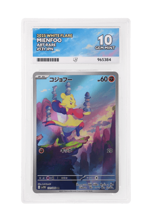 BuyGradedCards MIENFOO AR 131/086 ACE GEM MINT 10 - White Flare (JPN) 2025
