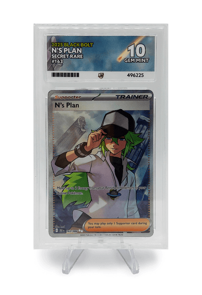 BuyGradedCards N’s PLAN SR 163/086 ACE GEM MINT 10 - Black Bolt (ENG) 2025