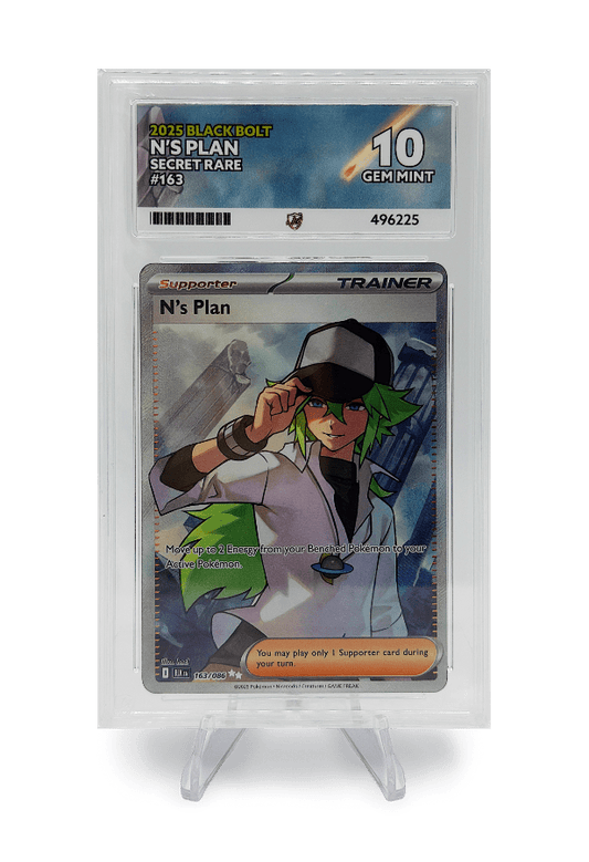 BuyGradedCards N’s PLAN SR 163/086 ACE GEM MINT 10 - Black Bolt (ENG) 2025