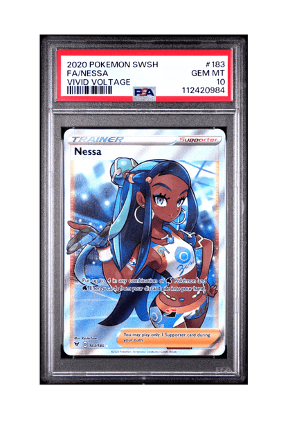 BuyGradedCards NESSA FA 183/185 PSA GEM MINT 10 - Vivid Voltage 2020