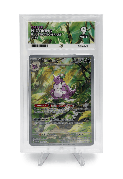 BuyGradedCards NIDOKING IR 174/165 ACE MINT 9 - Pokémon English 151 2023