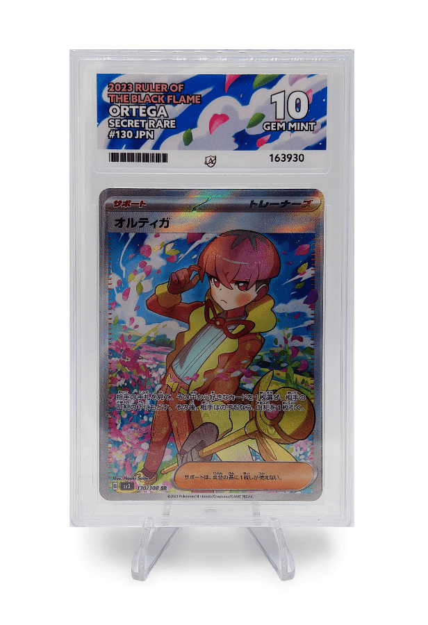 BuyGradedCards ORTEGA SR 130/108 ACE GEM MINT 10 - Ruler Of The Black Flame 2023