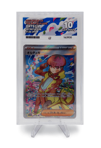 BuyGradedCards ORTEGA SR 130/108 ACE GEM MINT 10 - Ruler Of The Black Flame 2023
