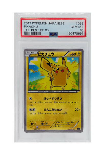 BuyGradedCards PIKACHU 029/171 PSA GEM MINT 10 - The Best of XY 2017