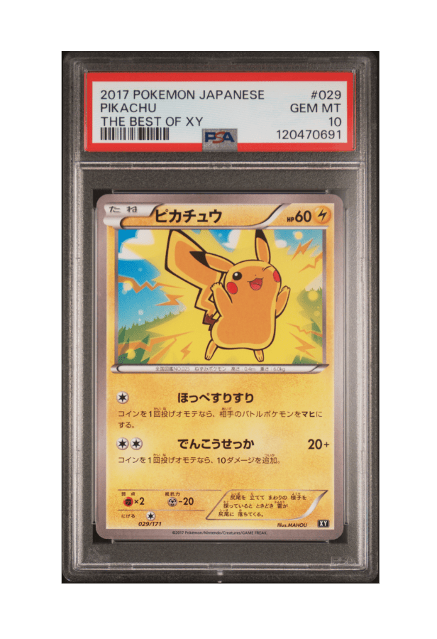 BuyGradedCards PIKACHU 029/171 PSA GEM MINT 10 - The Best of XY 2017