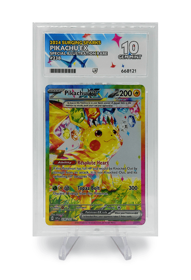 BuyGradedCards PIKACHU EX SIR 238/191 ACE GEM MINT 10 - Surging Sparks 2024