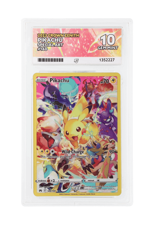 BuyGradedCards PIKACHU SA 160/159 ACE GEM MINT 10 - Crown Zenith 2023