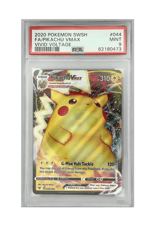BuyGradedCards PIKACHU VMAX FA 044/185 PSA MINT 9 - Vivid Voltage 2020