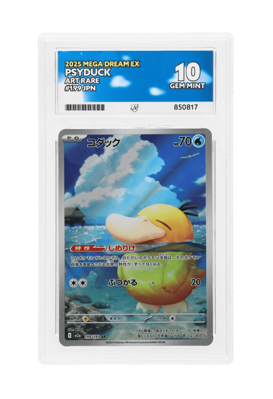 BuyGradedCards PSYDUCK AR 199/193 ACE GEM MINT 10 - Mega Dream EX 2025