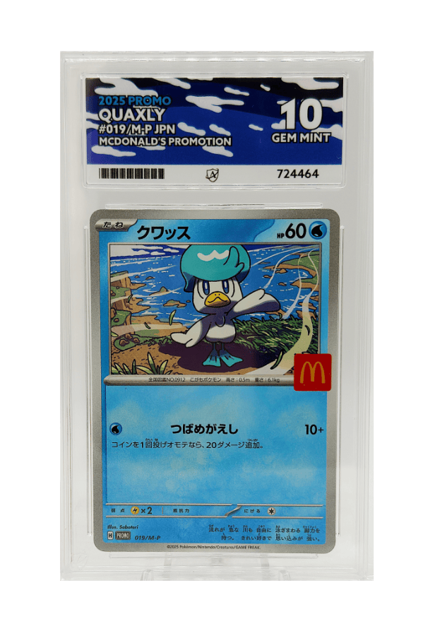 BuyGradedCards QUAXLY PROMO 019/M-P ACE GEM MINT 10 - Pokemon Japanese McDonalds Promo 2025