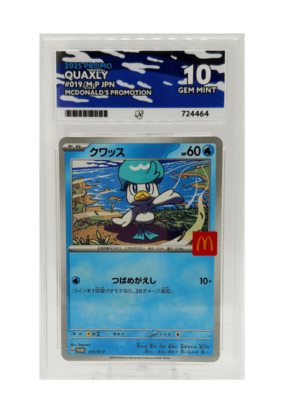 BuyGradedCards QUAXLY PROMO 019/M-P ACE GEM MINT 10 - Pokemon Japanese McDonalds Promo 2025