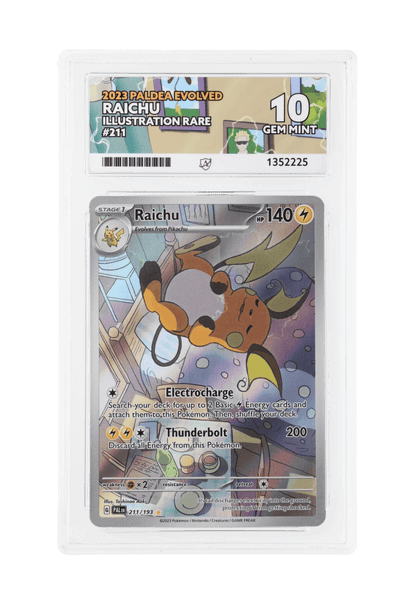 BuyGradedCards RAICHU IR 211/193 ACE GEM MINT 10 - Paldea Evolved 2023