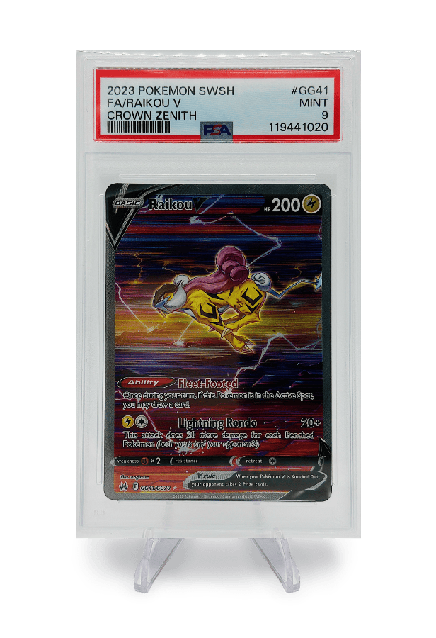 BuyGradedCards RAIKOU V SA GG41/GG70 PSA MINT 9 - Crown Zenith 2023