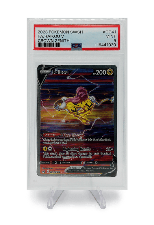 BuyGradedCards RAIKOU V SA GG41/GG70 PSA MINT 9 - Crown Zenith 2023